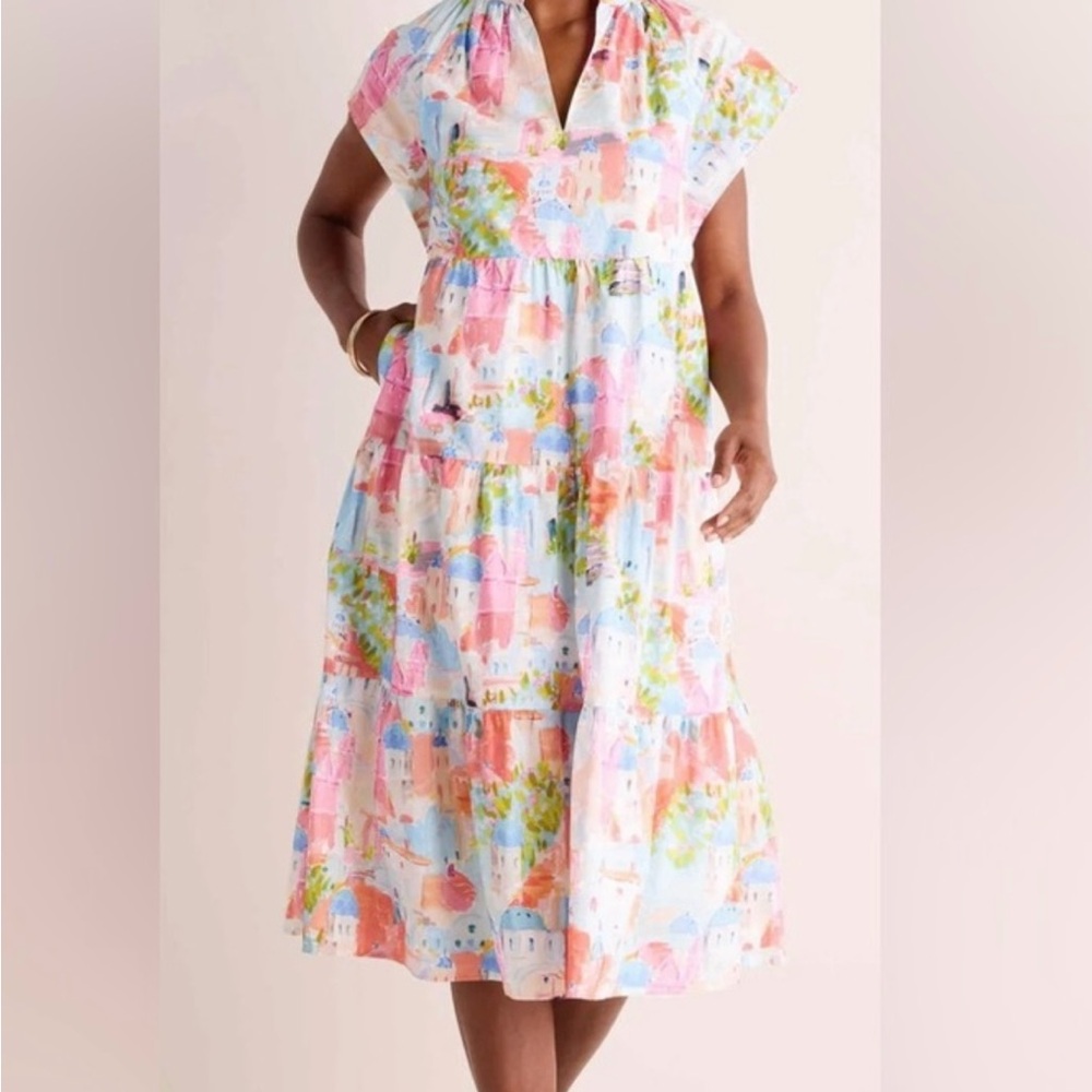 Pinch Greek Isles Midi Sundress